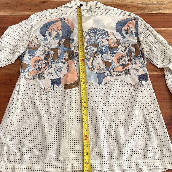 Rags for Men by Jon Dante Las Vegas Vintage Button Down Shirt sz large - Picture 8 of 11